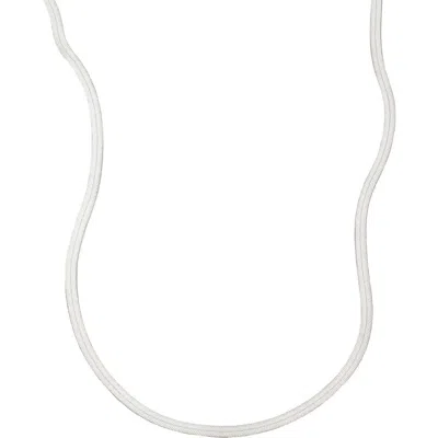Made By Mary Hera Chain Necklace In Silver