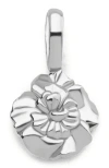 Made By Mary January Birth Flower Charm In Metallic