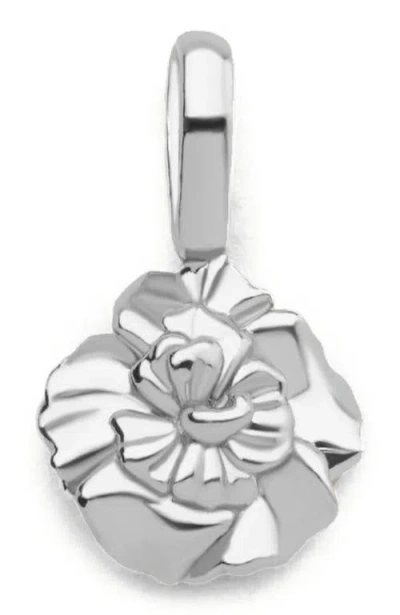 Made By Mary January Birth Flower Charm In Metallic
