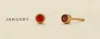Made By Mary November Birthstone Stud Earrings In Multi