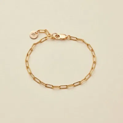 Made By Mary Jude Chain Bracelet In Gold