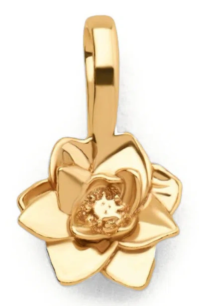 Made By Mary July Birth Flower Charm In Gold