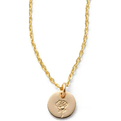 Made By Mary June Birth Flower Necklace