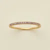 Made By Mary June Birthstone Stacking Ring In Gold