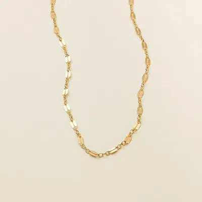 Made By Mary Lace Choker Necklace In Gold