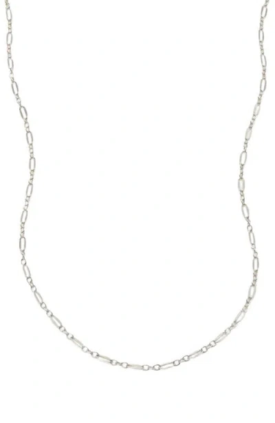 Made By Mary Lace Choker Necklace In Silver