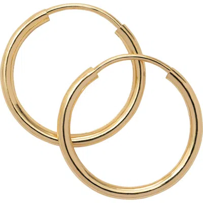 Made By Mary Live In Hoop Earrings In Gold