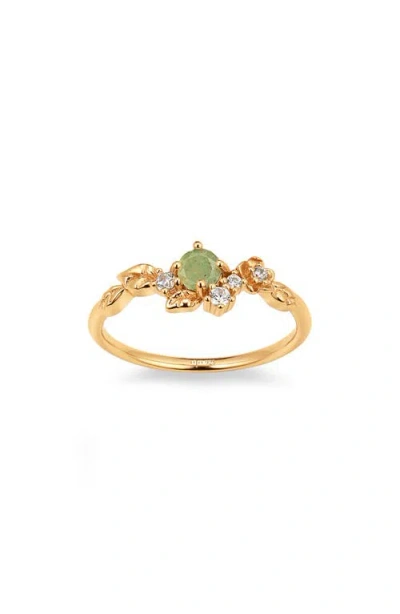 Made By Mary Lumi Flora Ring In Gold