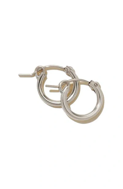 Made By Mary Maude Hoop Earrings In Silver