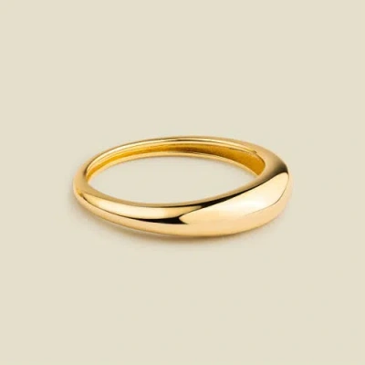 Made By Mary Mini Gloss Ring In Gold