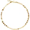 Made By Mary Mini Poppy Bracelet In Gold