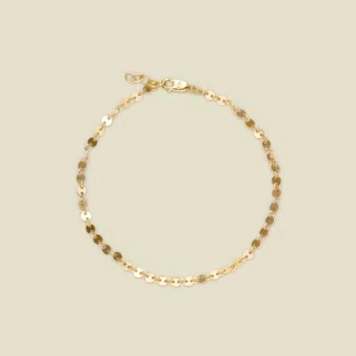 Made By Mary Mini Poppy Bracelet In Gold