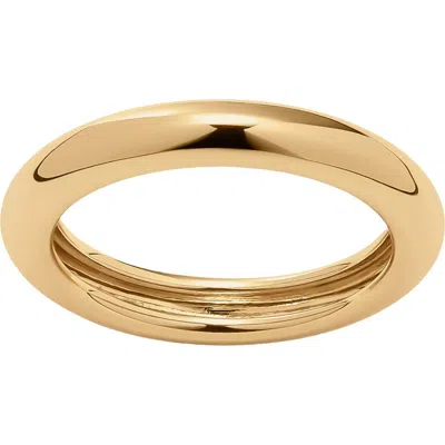 Made By Mary Mini Sol Band Ring In Brown