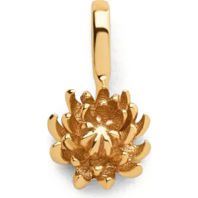 Made By Mary November Birth Flower Charm In Gold