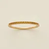 Made By Mary November Birthstone Stacking Ring In Gold