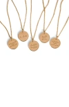 Made By Mary Pause Collection Disc Necklace