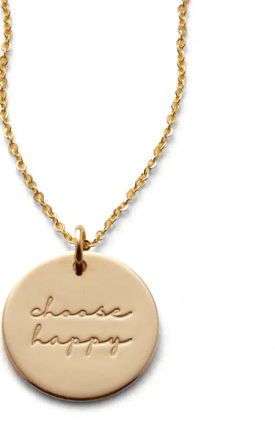 Made By Mary Pause Collection Disc Necklace