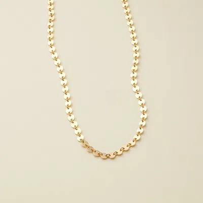Made By Mary Poppy Choker Necklace In Gold