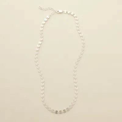 Made By Mary Poppy Choker Necklace In Silver