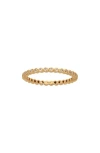 Made By Mary Poppy Cubic Zirconia Eternity Band In Gold