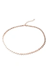 Made By Mary Poppy Link Choker In Rose