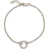 Made By Mary Rolo Charm Bracelet With Link Lock In Silver