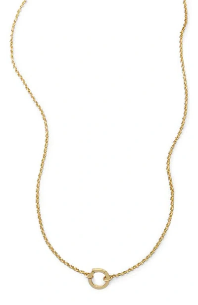 Made By Mary Rolo Charm Necklace With Link Lock