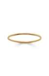 Made By Mary Round Stacking Ring In Brown