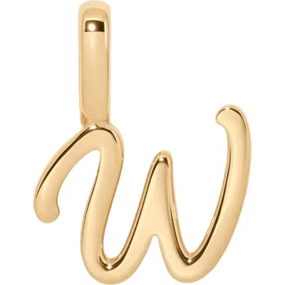 Made By Mary Script Initial Charm Gold Vermeil