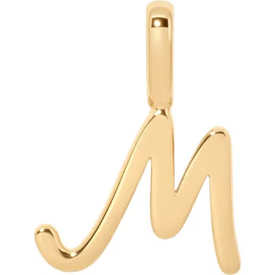 Made By Mary Script Initial Charm Gold Vermeil