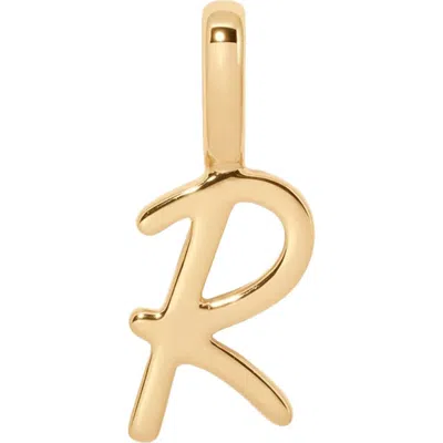 Made By Mary Script Initial Charm Gold Vermeil