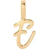 Made By Mary Script Initial Charm Gold Vermeil