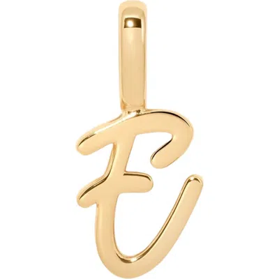 Made By Mary Script Initial Charm Gold Vermeil