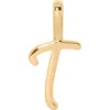 Made By Mary Script Initial Charm Gold Vermeil