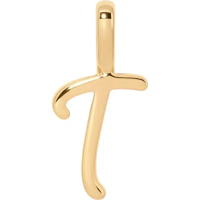 Made By Mary Script Initial Charm Gold Vermeil