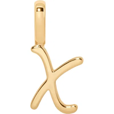Made By Mary Script Initial Charm Gold Vermeil