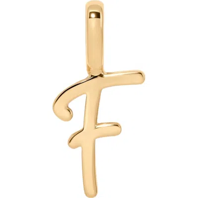 Made By Mary Script Initial Charm Gold Vermeil