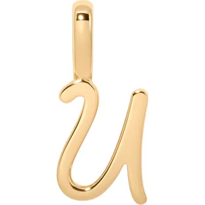Made By Mary Script Initial Charm Gold Vermeil