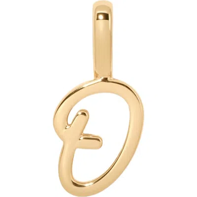 Made By Mary Script Initial Charm Gold Vermeil