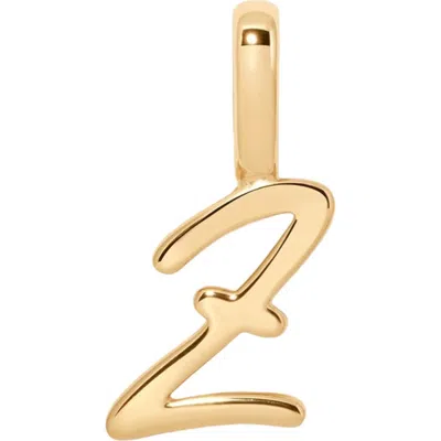 Made By Mary Script Initial Charm Gold Vermeil