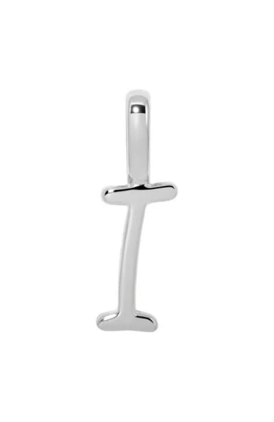 Made By Mary Script Initial Charm Silver