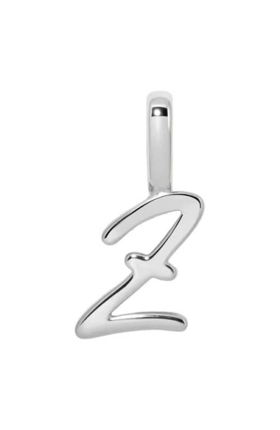 Made By Mary Script Initial Charm Silver