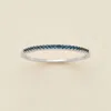 Made By Mary September Birthstone Stacking Ring In White