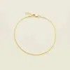 Made By Mary Serpentine Chain Bracelet In Gold In Gold