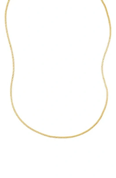 Made By Mary Serpentine Chain Necklace In Gold
