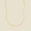 Made By Mary Serpentine Chain Necklace In Gold