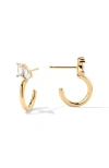 Made By Mary Toi Et Moi Hoop Earrings In Gold