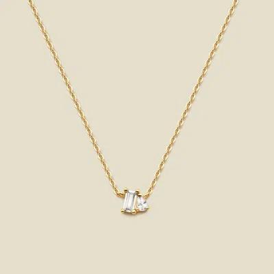 Made By Mary Toi Et Moi Necklace In Gold