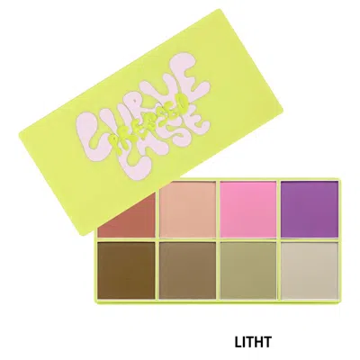 Made By Mitchell Curve Case Pressed Powder Blusher Palette (various Shades) - Lighter
