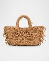 Made For A Woman Fanny Spaghetti Fringed Crochet Shoulder Bag